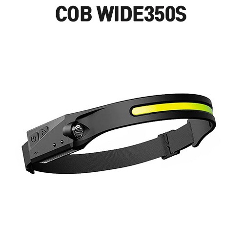COB Wide350S 270도 350루멘 USB 충전용 헤드랜턴